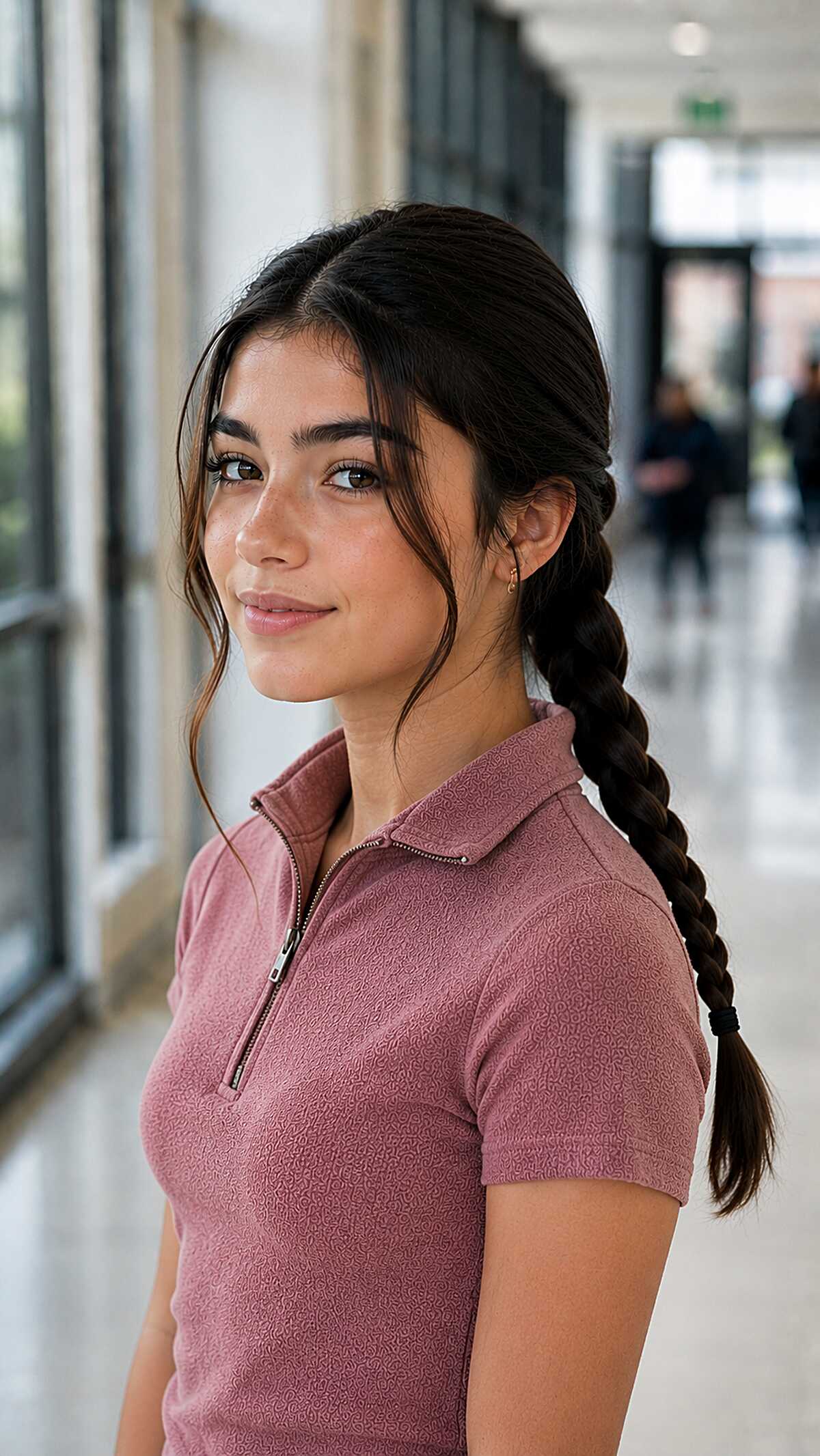 Low Rope Twist Braid With Face-Framing Pieces That Earn Their Keep