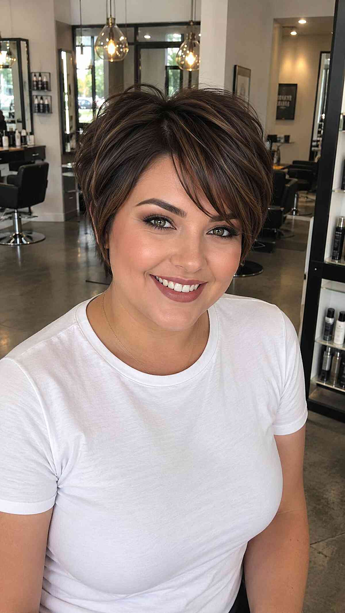 Textured Short Pixie Cut with Soft Layers